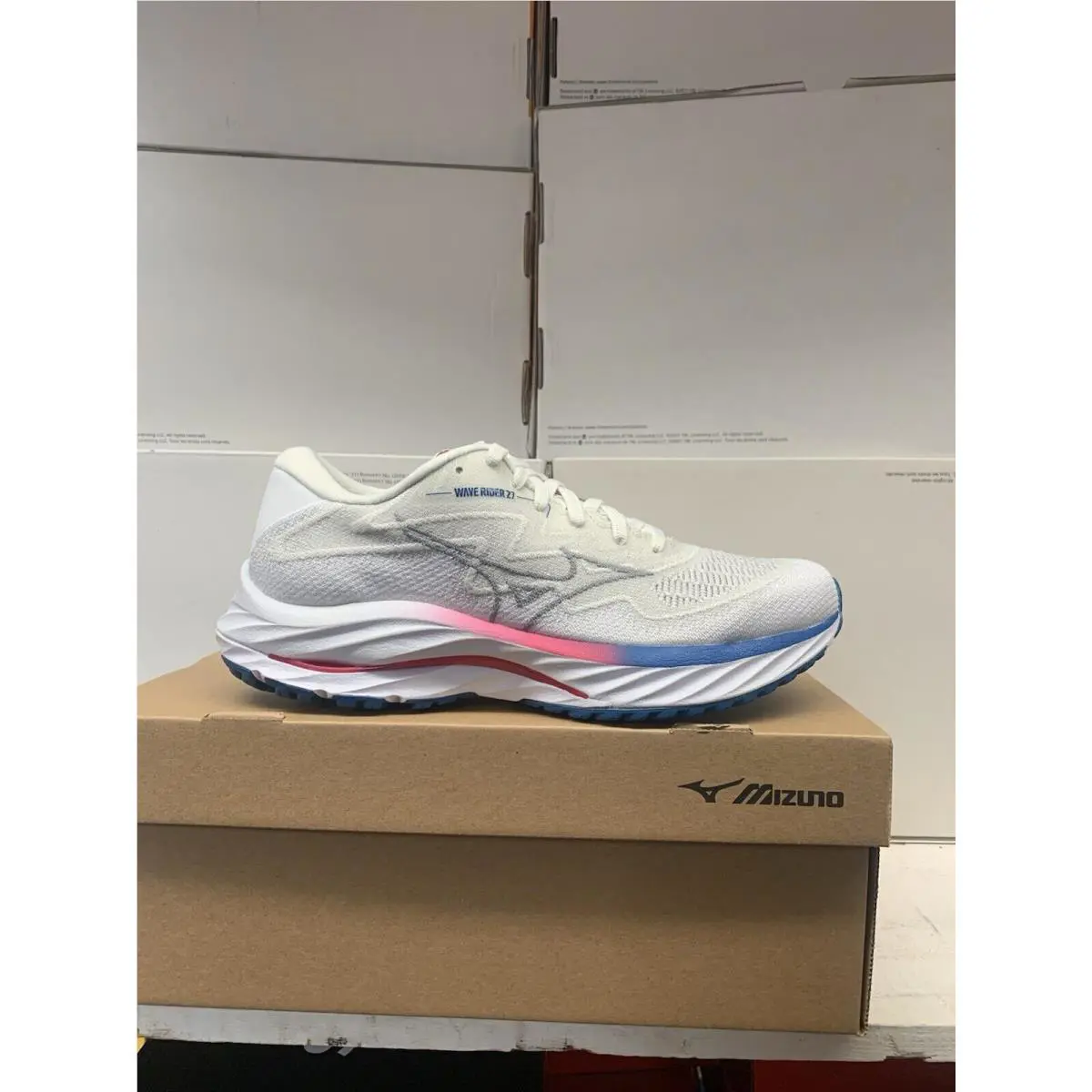 Mizuno shoes - WAVE RIDER - WAVE RIDER - J1GD237525 - White 4