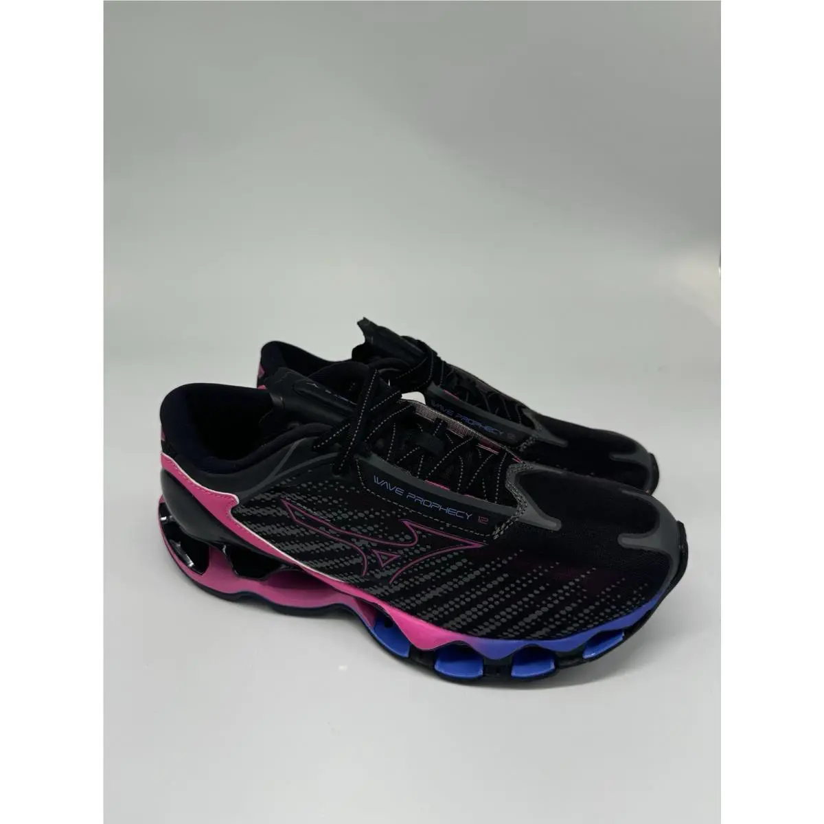 Mizuno shoes - WAVE PROPHECY 12 - WAVE PROPHECY - Black,pink and Blue 1