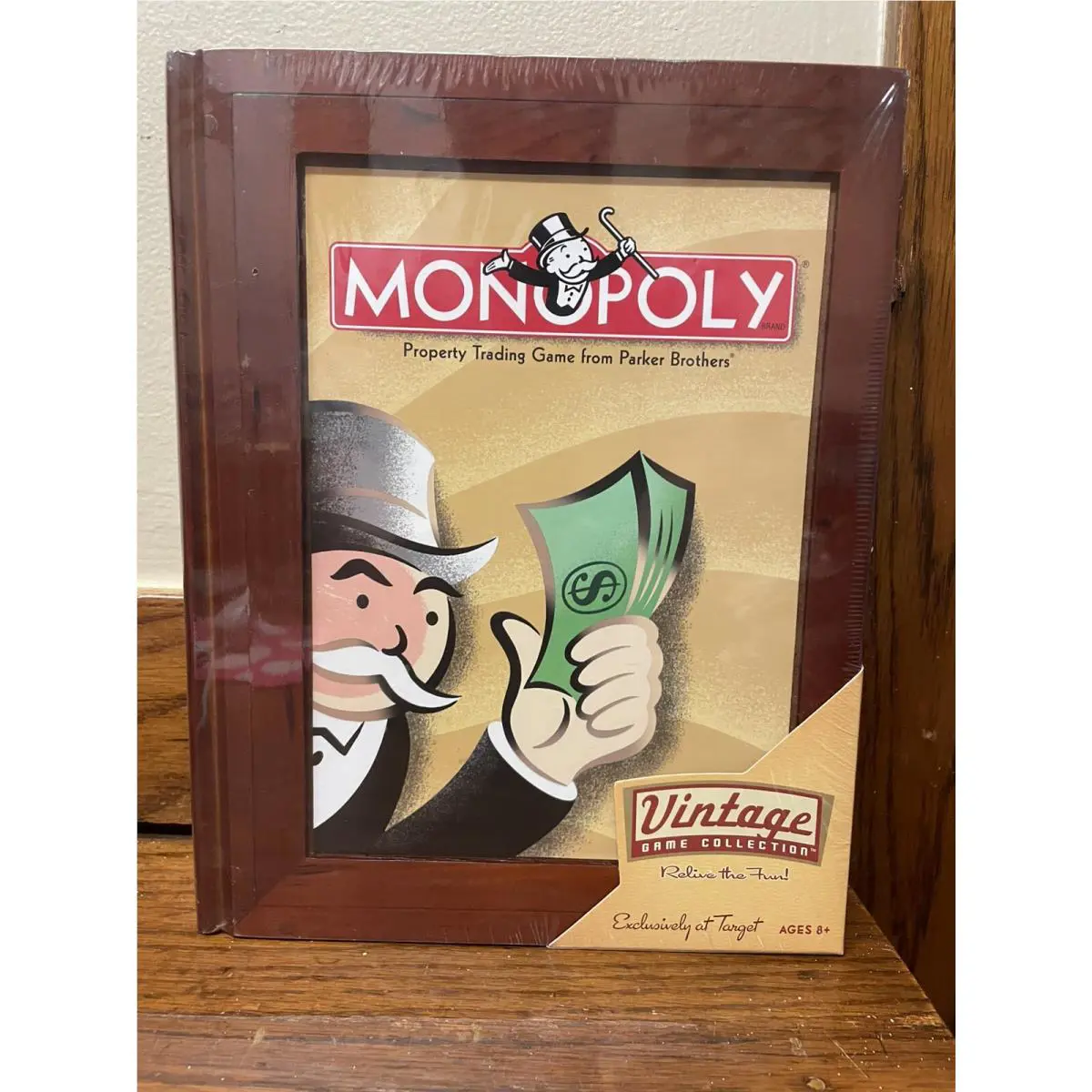2005 Monopoly - Wood Case - Vintage Game Collection