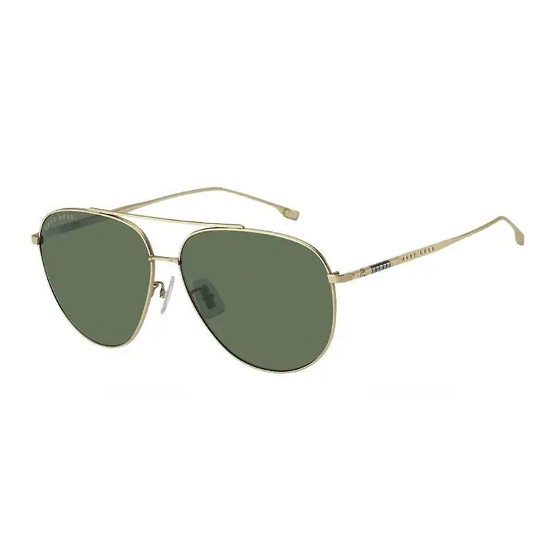 Hugo Boss Boss 1296/F/S 0AOZ QT Matte Gold/green 63-13-145 Sunglasses - Frame: Matte Gold, Lens: Green, code: 0AOZQT