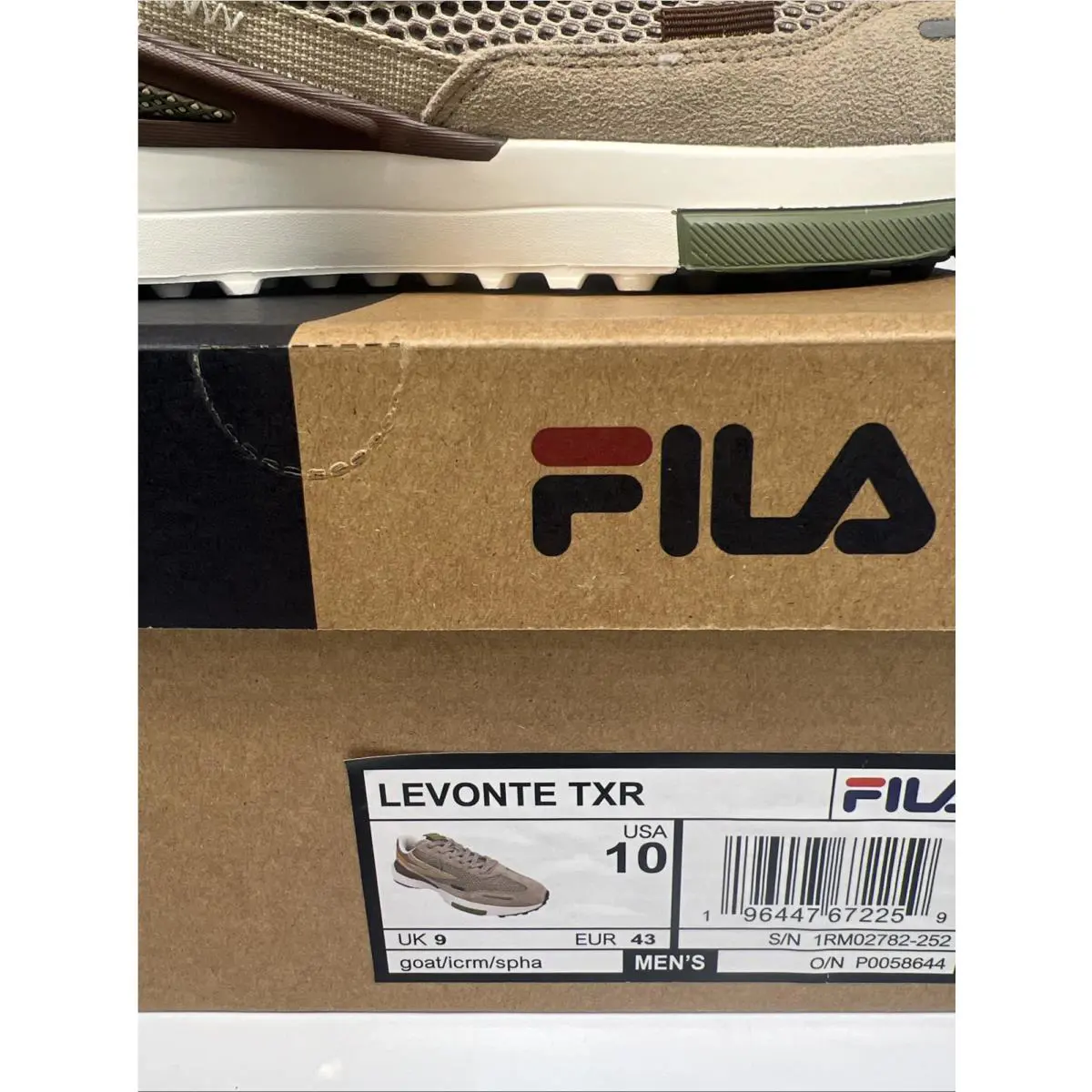 Fila shoes - Fila Rapidride-Heatfiber - 1RM02665-050 - Goat /spha (UPC: 0196447672259) 0