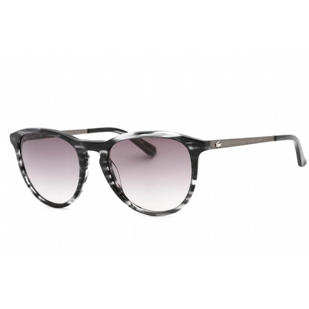 Lacoste L708S 035 Sunglasses Gray Marble Frame Grey Shaded Lenses 50mm - Frame: Gray, Lens: Gray