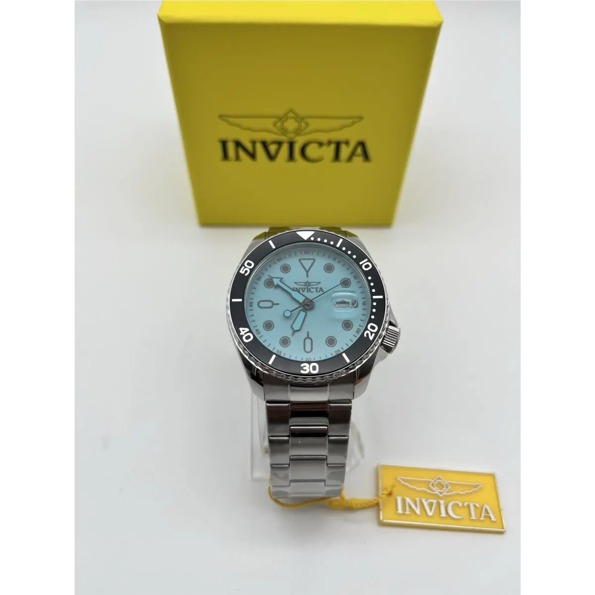 Invicta Pro Diver Men`s Blue Lume Dial Stainless Quartz Watch 48883