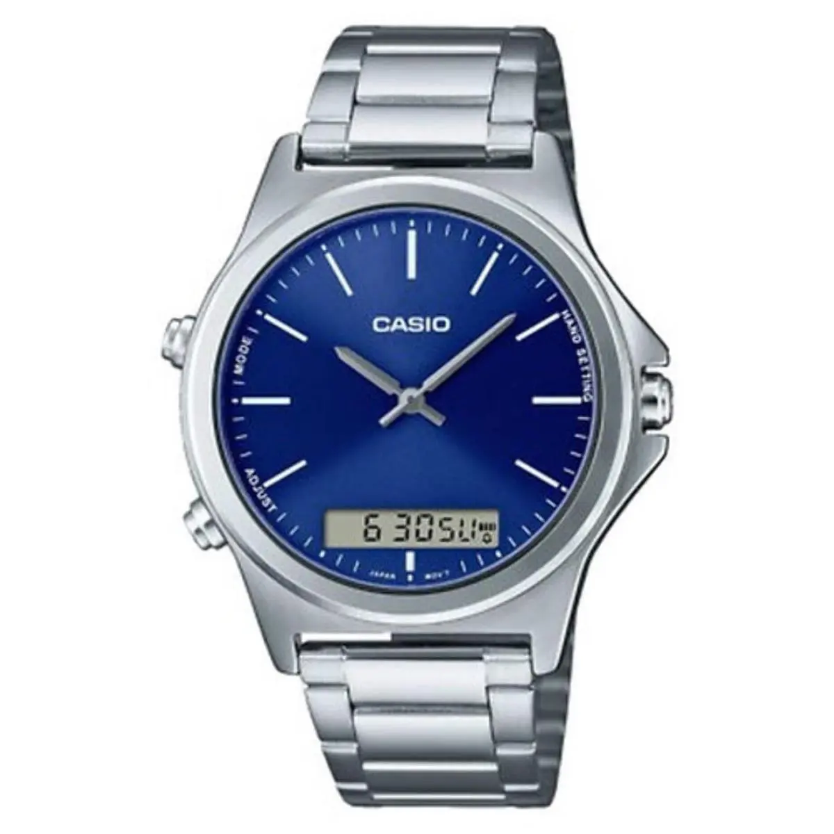 Men`s  Stainless Steel Band Watch MTPVC01D MTP-VC01D-2E by Casio