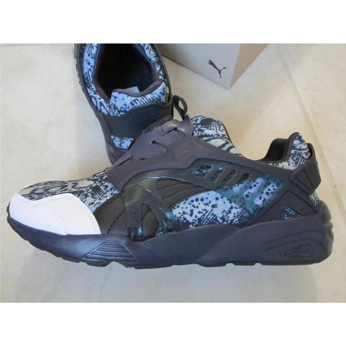 Puma shoes - Puma Disc Blaze Snake Slip On - 391961 01 - Blue (UPC: 195552377561) 0