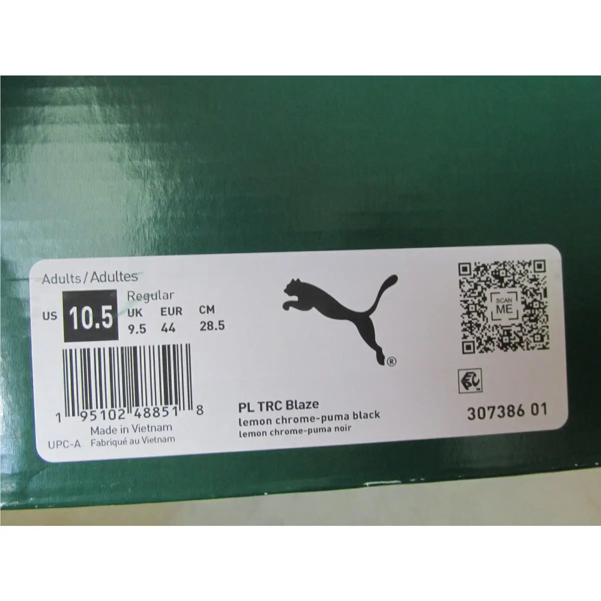 Puma shoes - Puma Pl Trc Blaze - Trc Blaze - 307386-01 - Yellow (UPC: 195102488518) 4