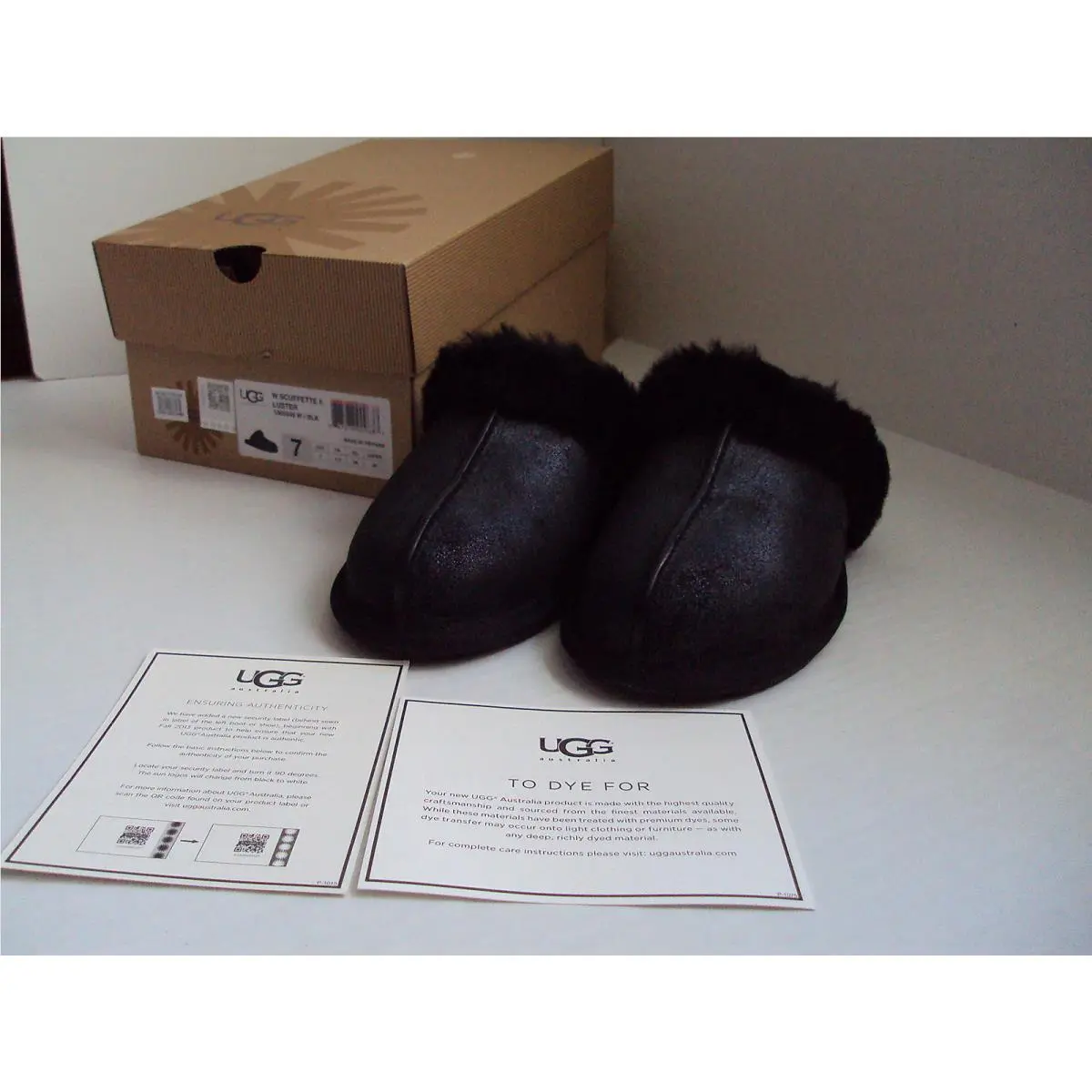 UGG shoes - UGG Australia Scuffette - Australia Scuffette - Black 0