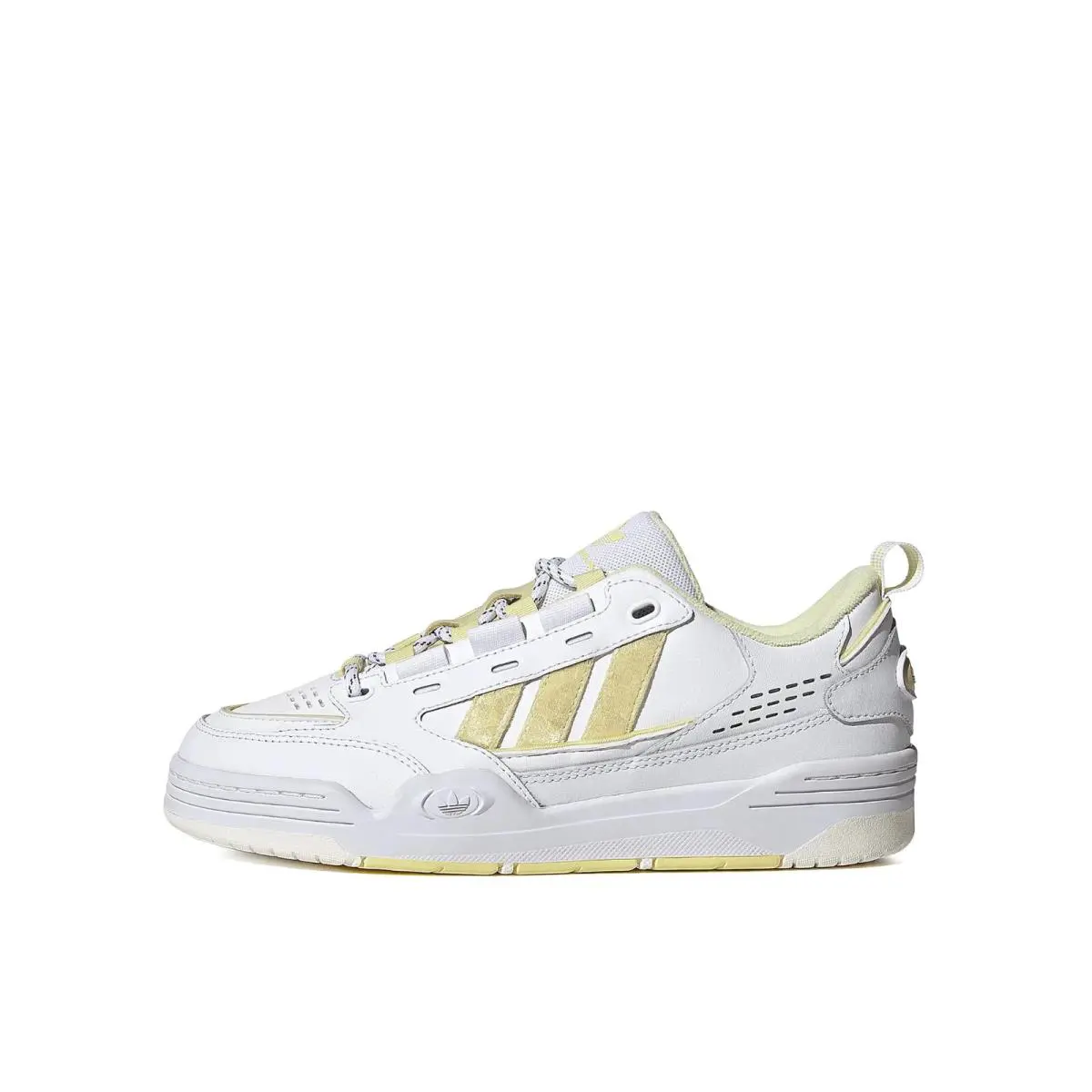 ADI2000 GZ7203 Sneaker Women`s US 9.5 White Yellow Lifestyle Shoes TF6844 by Adidas