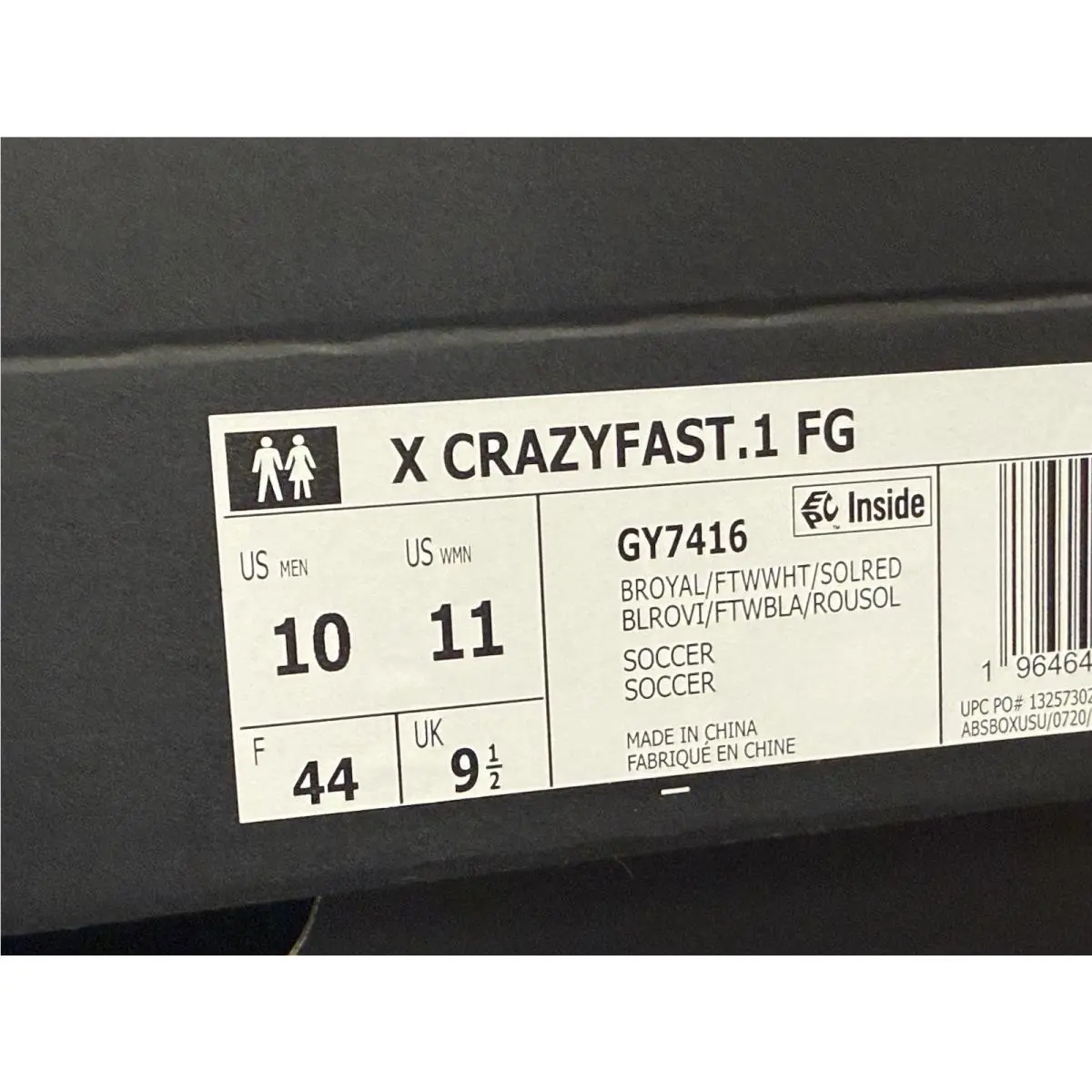 Adidas shoes - adidas X Crazyfast.1 - GY7416 - Blue 8