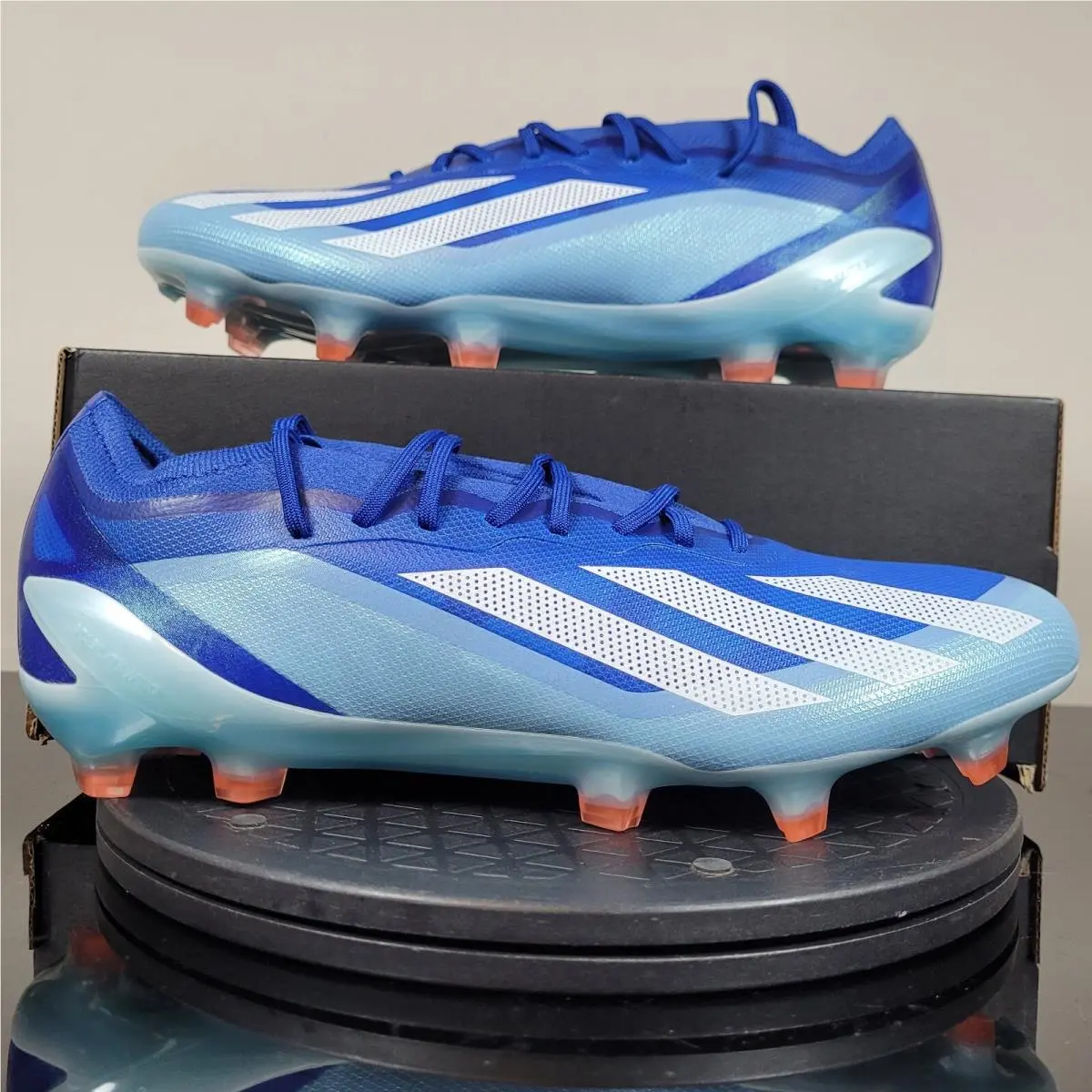 Adidas X Crazyfast.1 FG Soccer Cleats Shoes Blue White GY7416 Men’s Sz 7.5