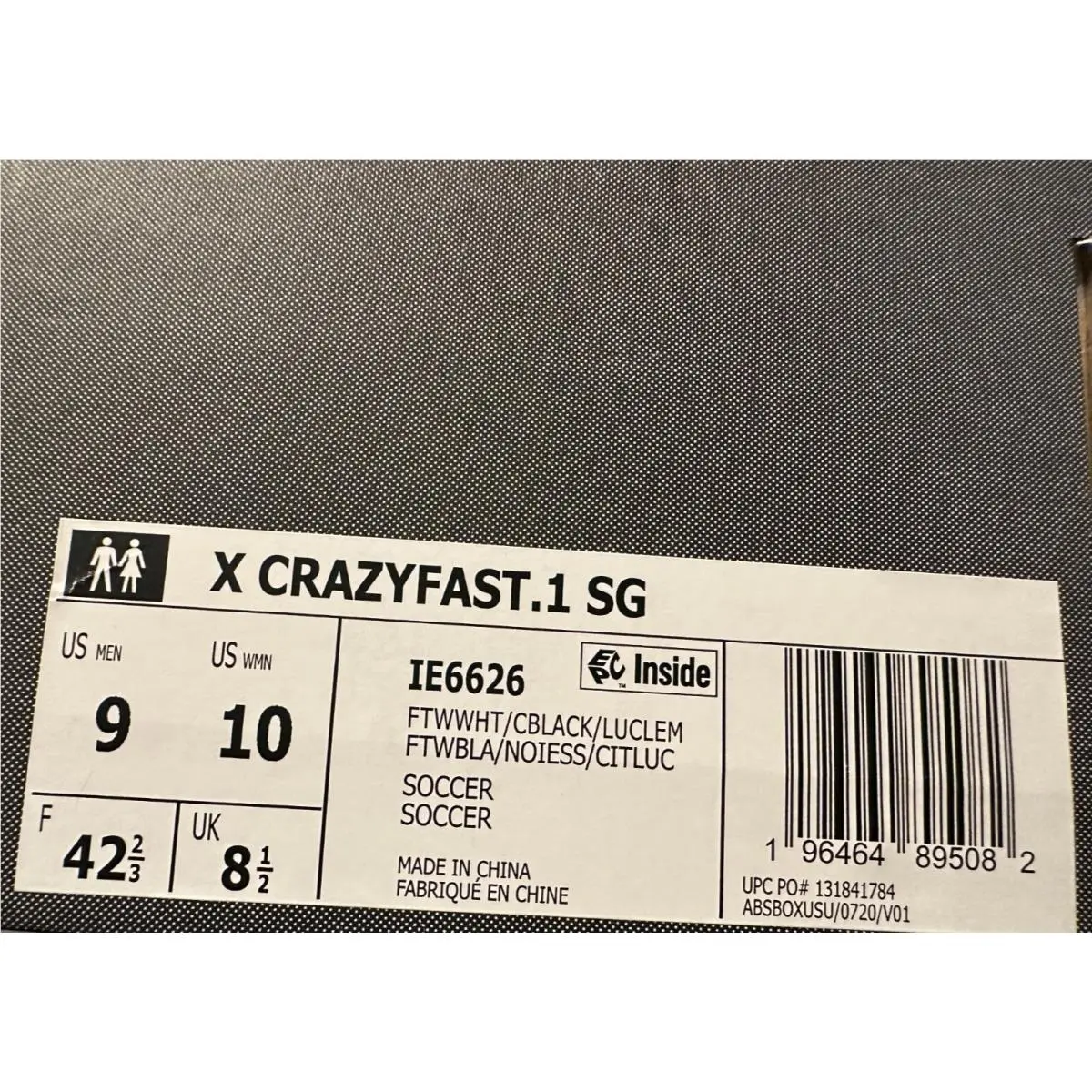 Adidas shoes - adidas X Crazyfast.1 - IE6626 - Green (UPC: 196464895082) 5