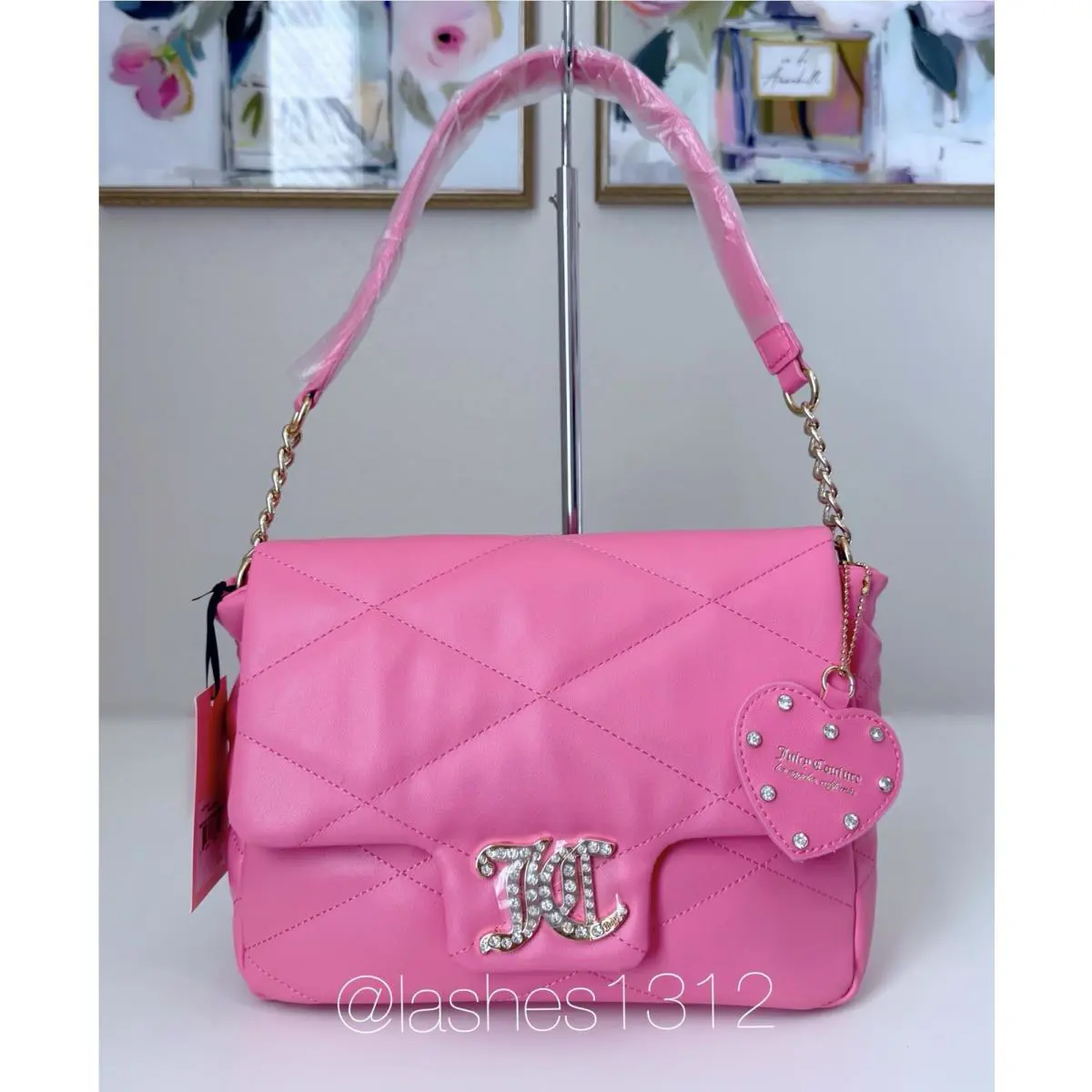 Juicy Couture Purse Brighter Than A Diamond Shoulder Bag - Pink