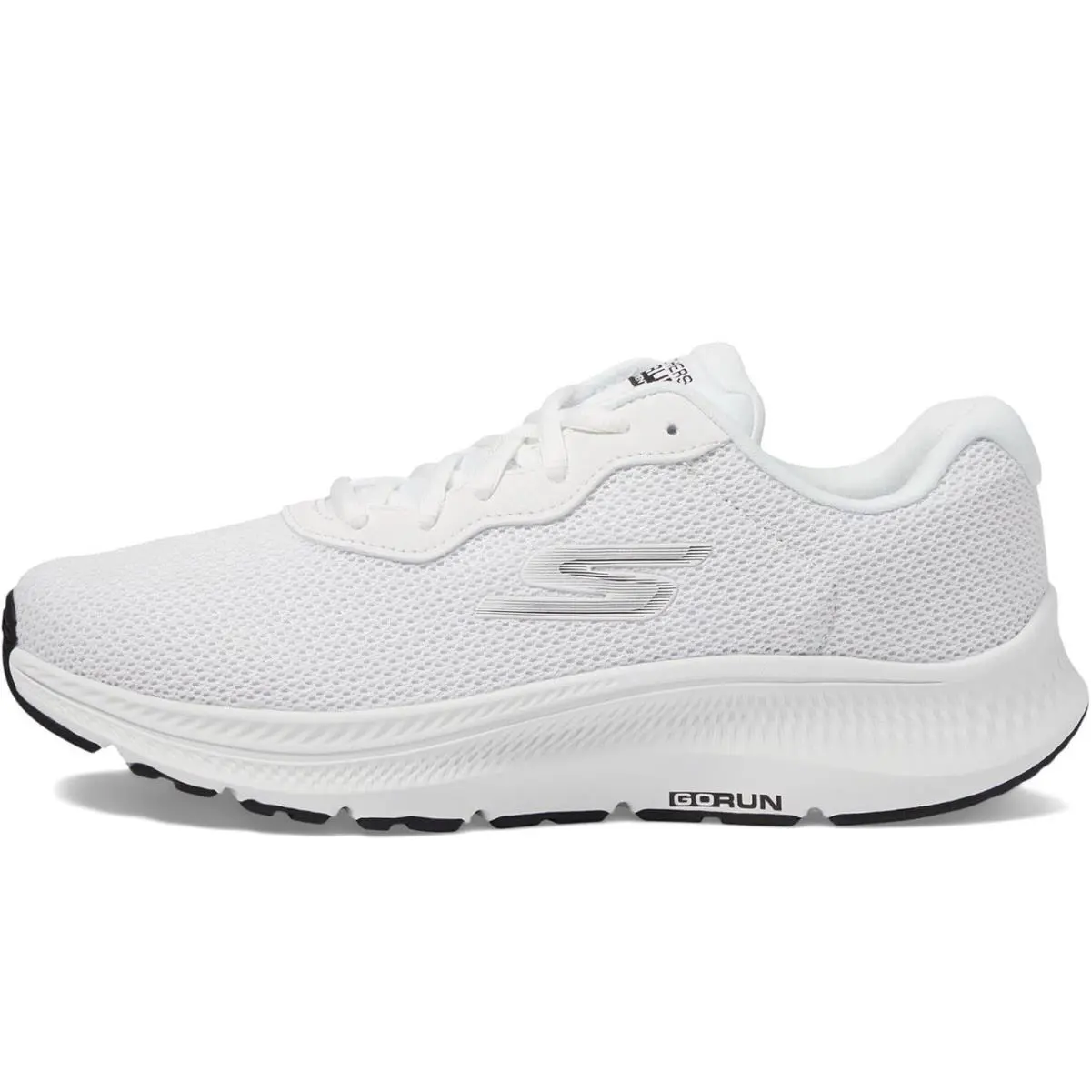 Woman`s Sneakers Athletic Shoes Skechers Go Run Consistent 2.0 Engaged White - Black/White