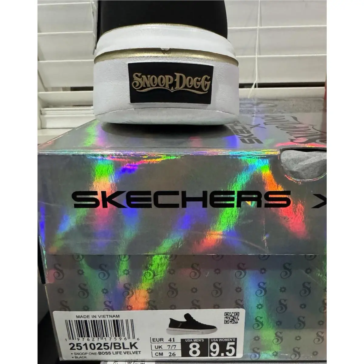 Skechers shoes - Skechers Snoop Dogg - Snoop Dogg - Black/White 4