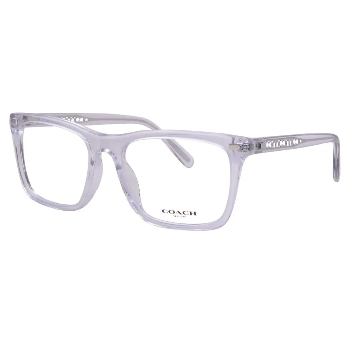 Coach HC6238U 5111 Eyeglasses Men`s Transparent Clear Full Rim Square Shape 57mm