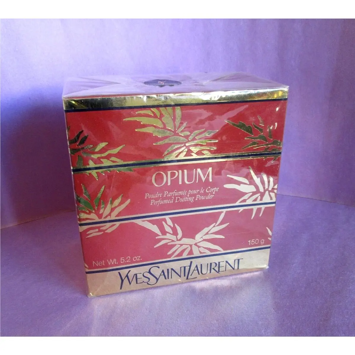 Opium Perfumed Dusting Powder 5.2 oz 150g Vintage Ysl Box Rare by Yves Saint Laurent