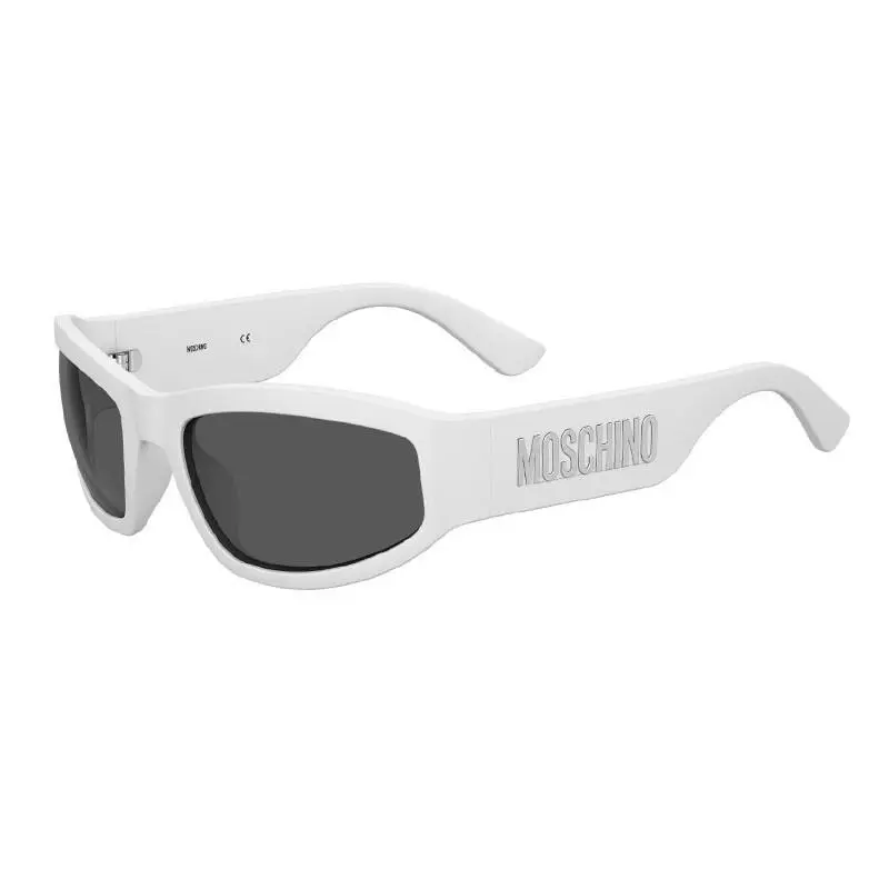 Moschino MOS164/S 06HT IR Matte White/grey 60-21-130 Sunglasses - Frame: Matte White, Lens: Grey, code: 06HTIR