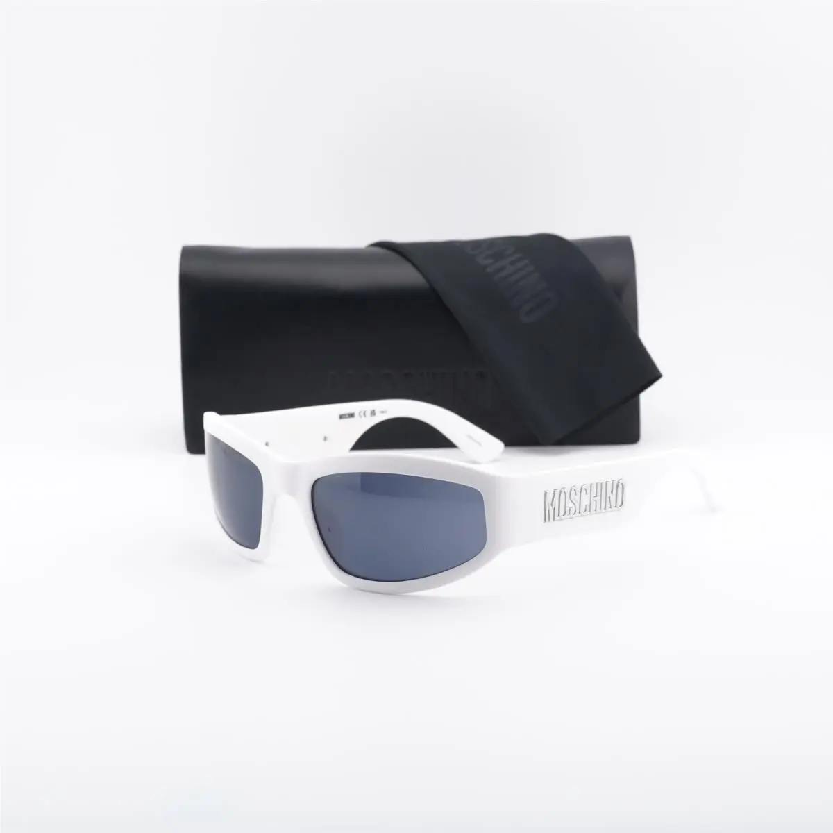 Moschino MOS164/S 06HT IR Matte White/grey 60-21-130 Sunglasses - Frame: Matte White, Lens: Grey, code: 06HTIR