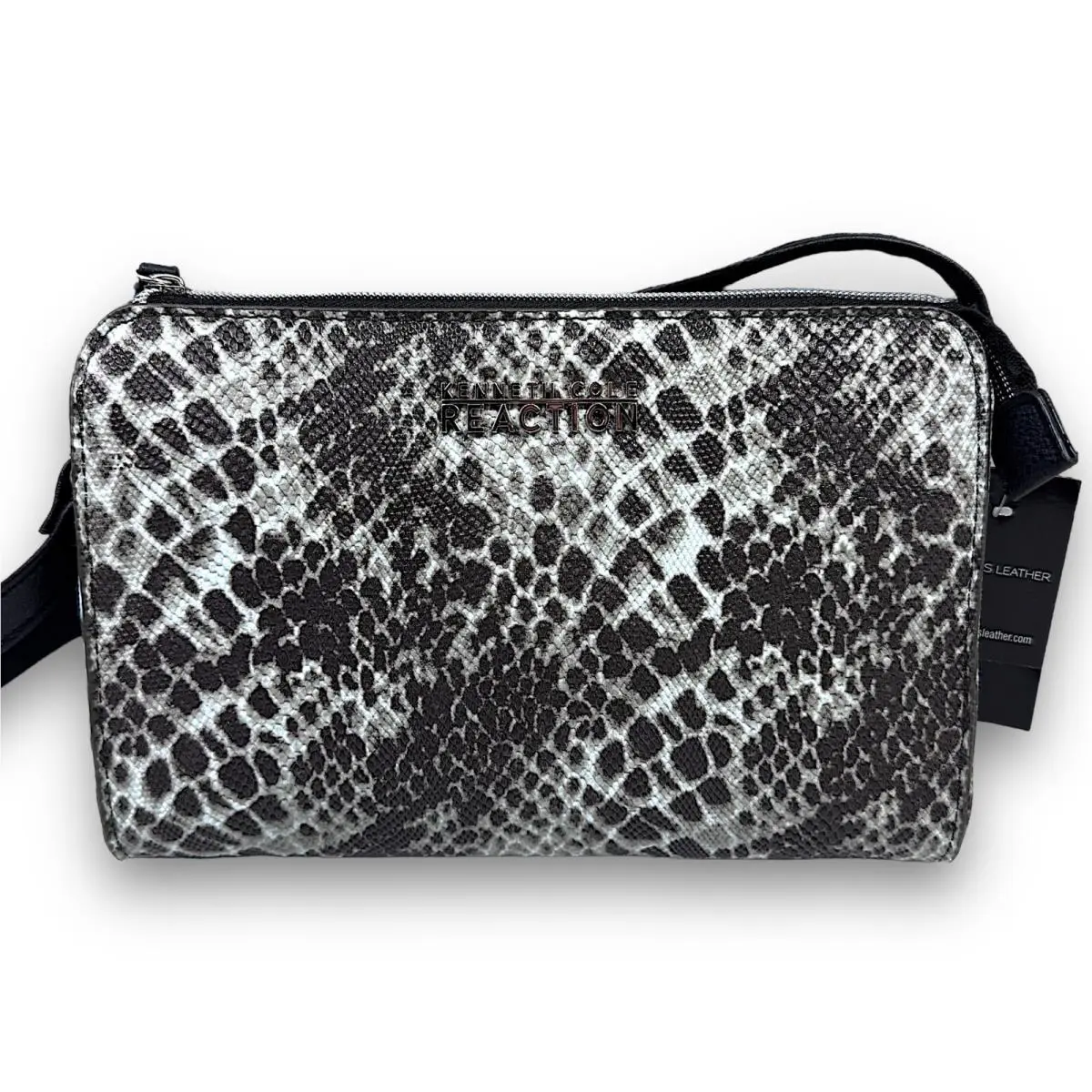 Kenneth Cole Reaction Women`s Small Snake Wilson Leather Crossbody Purse
