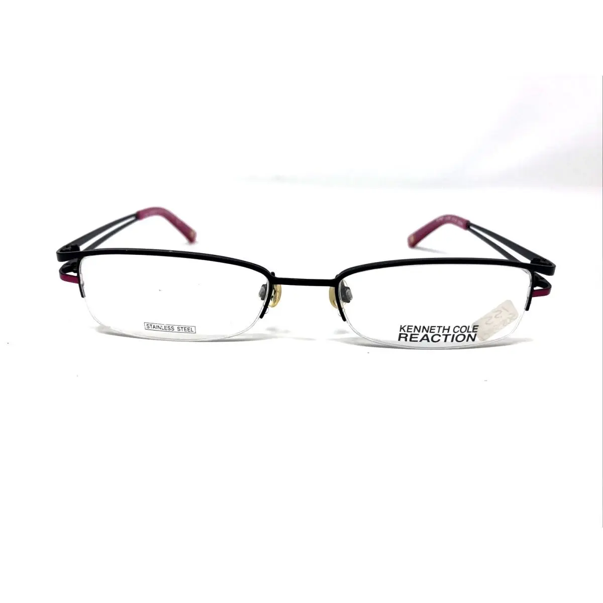 Reaction Eyeglasses Frames KC0667 51-18-135 Black/purple JE59 by Kenneth Cole