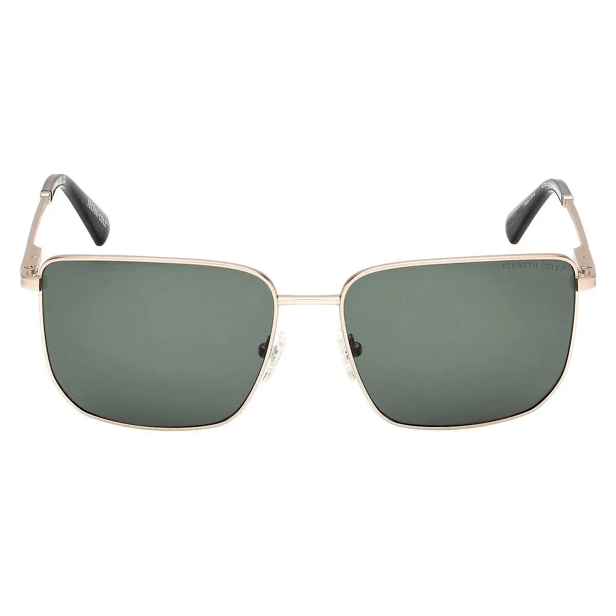 KC7268 Sunglasses Gold / Green Polarized 59mm by Kenneth Cole