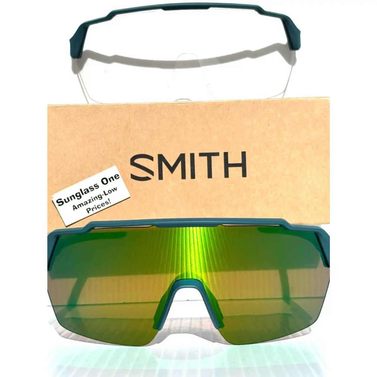 Smith Optics Shift Split Mag Mt Stone Moss Chromapop Green Low Light Sunglass