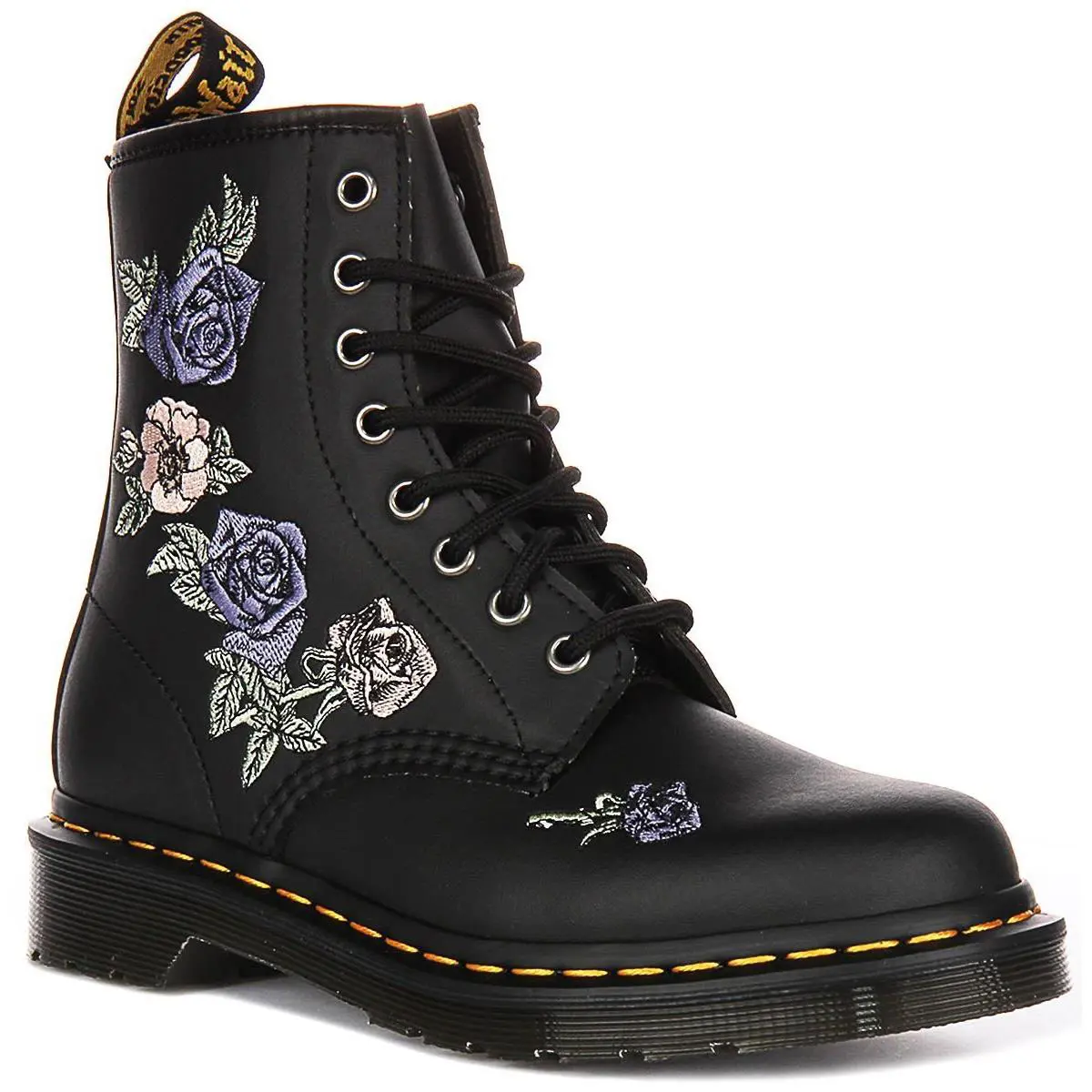 Dr Martens 1460 Vonda Genix Floral Nappa Womens Boots In Black Flower US 5 - 10 - Black Flower