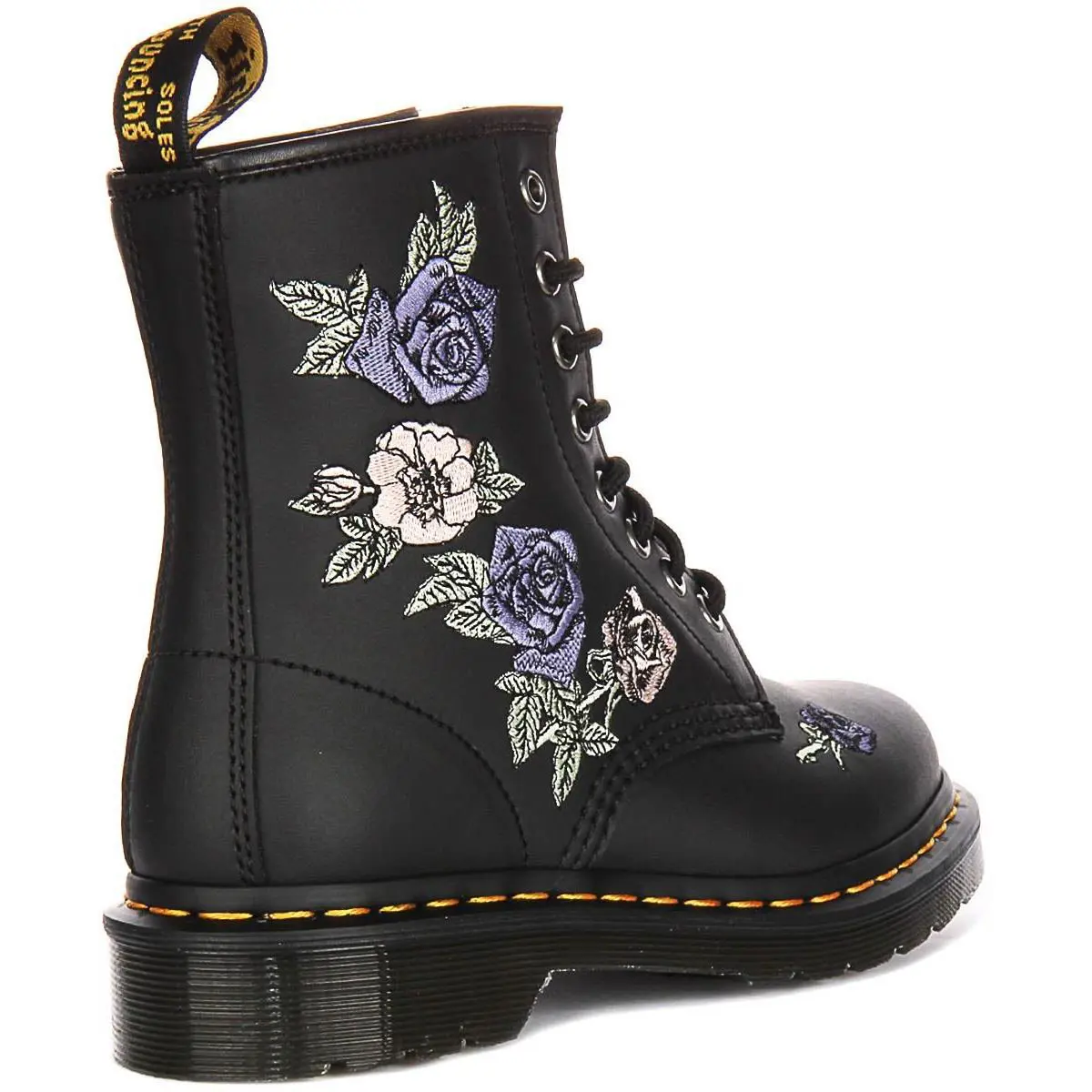 Dr. Martens shoes - Black Flower 1