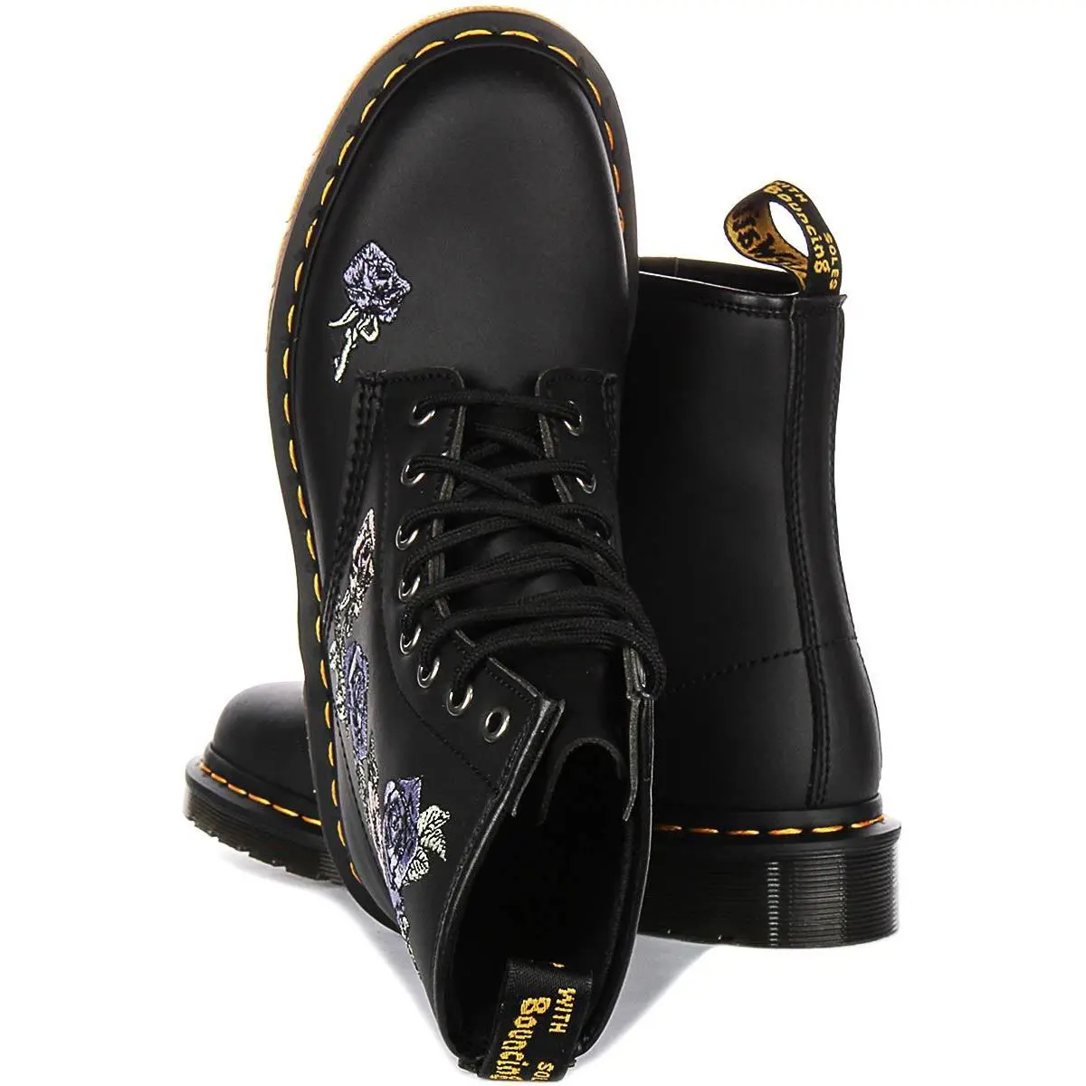 Dr. Martens shoes - Black Flower 2
