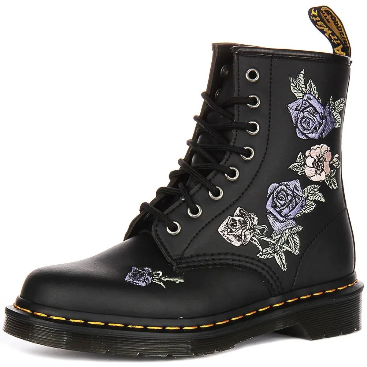 Dr. Martens shoes - Black Flower 4