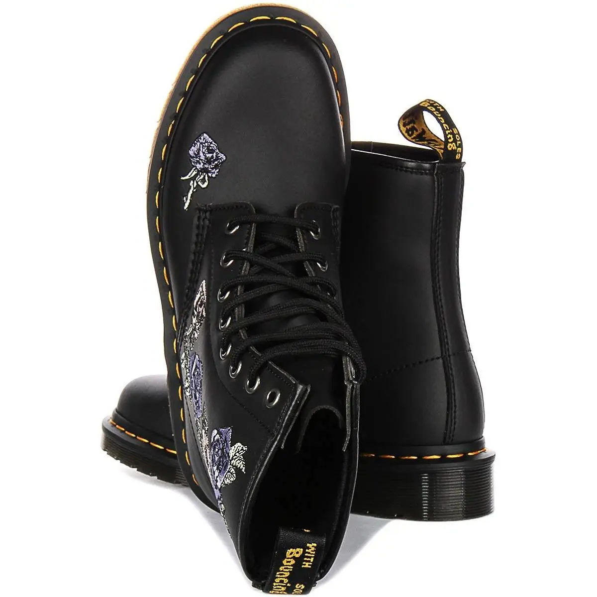 Dr. Martens shoes - Black Flower 8
