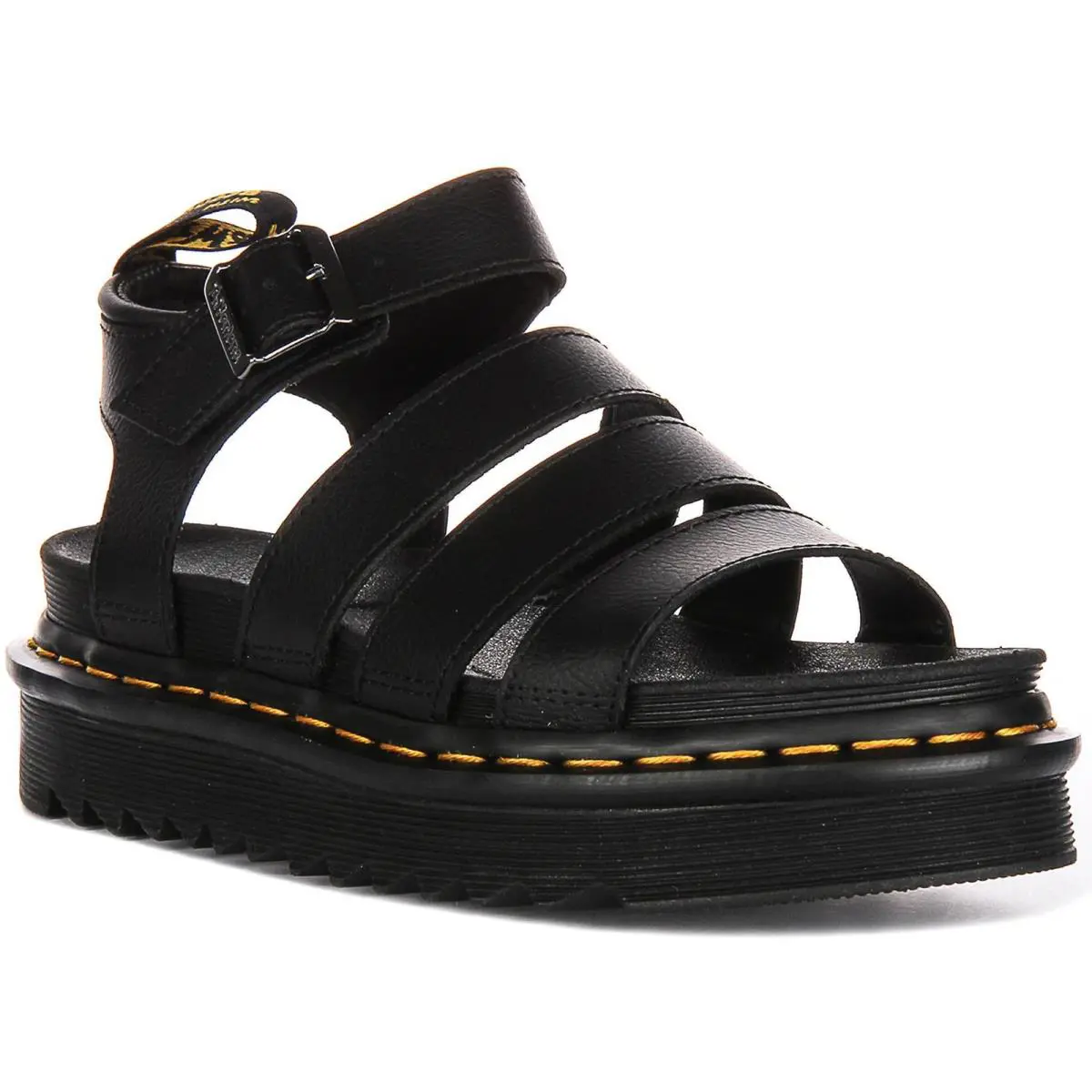 Dr Martens Blaire Athena Leather Strap Leather Womens Sandals In Black US 5 - 10 - Black