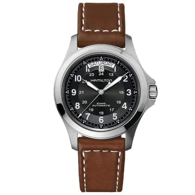 Hamilton Khaki Field King 40mm Black Dial Men`s Watch H64455533