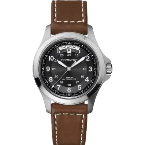 Hamilton Khaki Field King Black Dial Automatic 40mm Men`s Watch H64455533
