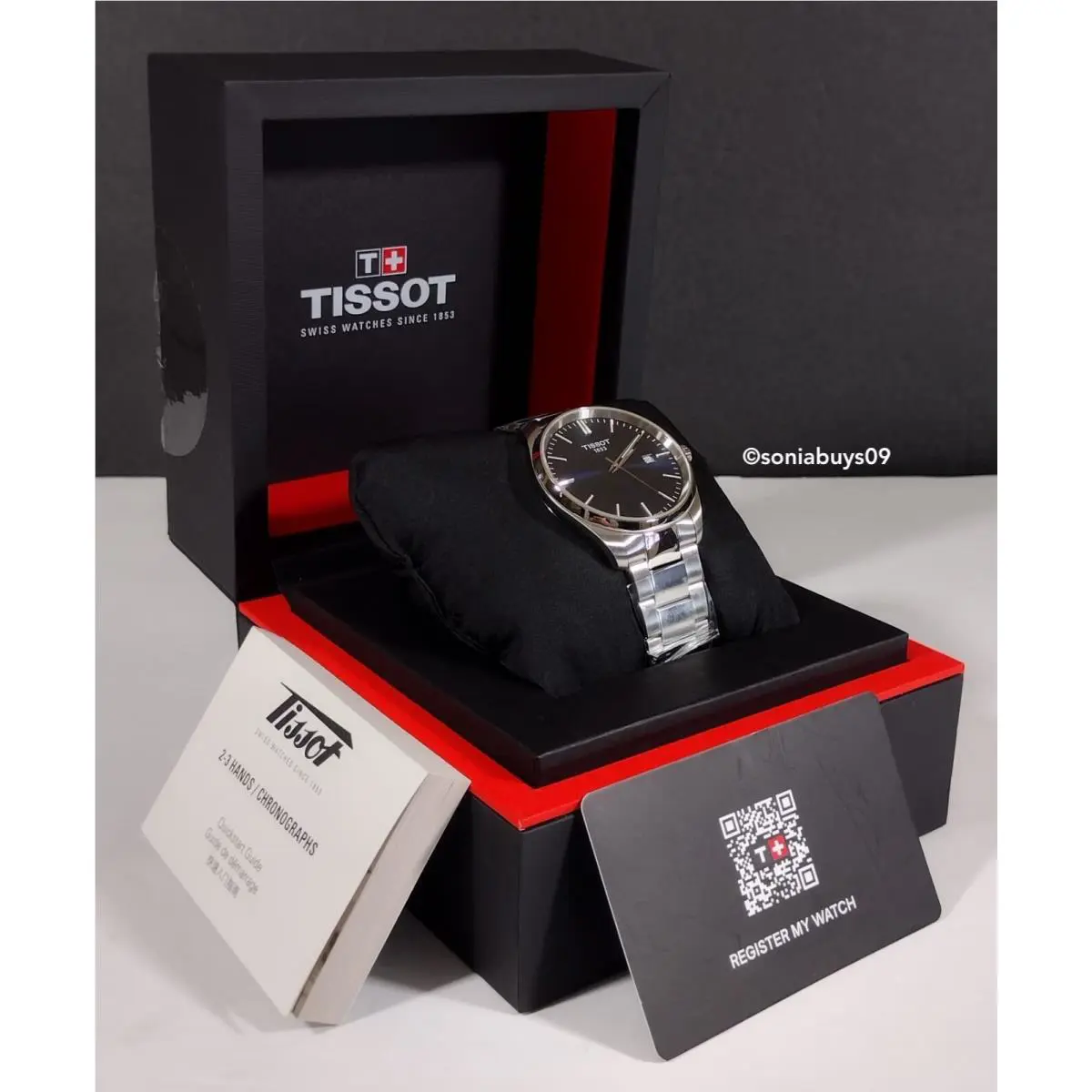 Tissot PR 100 Stainless Steel Men`s Watch Blue/silver