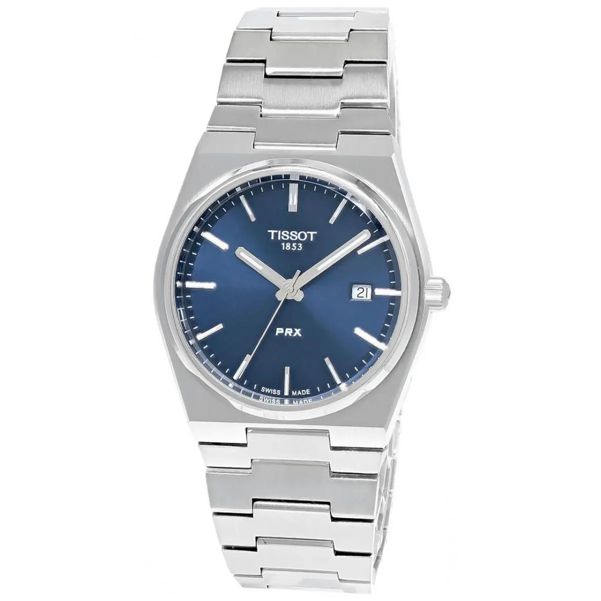 Tissot Prx 40mm Stainless Steel Blue Dial Men`s Watch T137.410.11.041.00