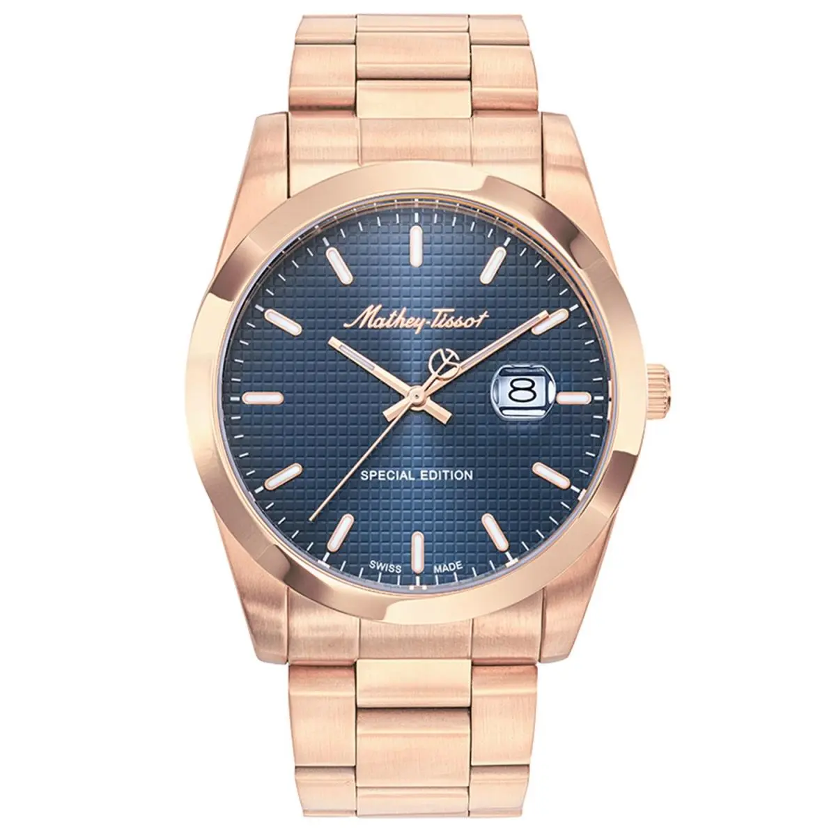 Mathey Tissot Men`s Classic Blue Dial Watch - H452PRBU