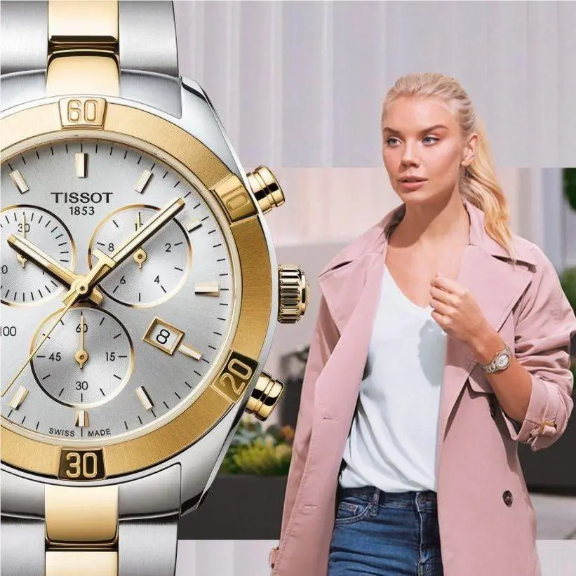 Tissot PR 100 Chronograph Women`s Watch T101.917.22.031.00