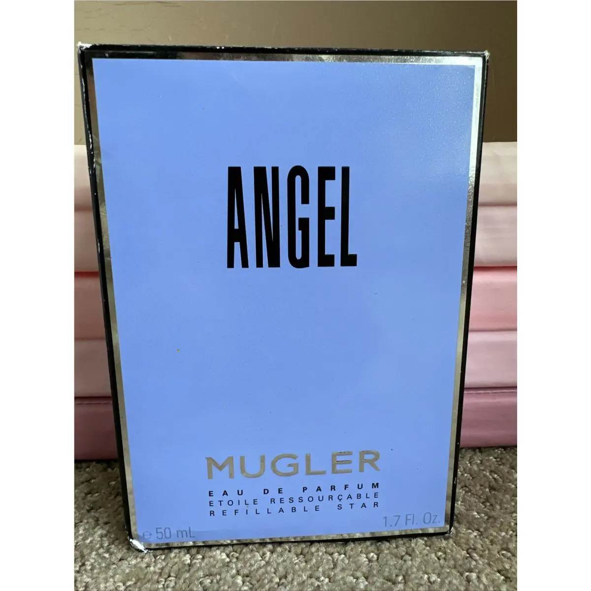 Angel Eau DE Parfum BY Thierry  50 ML 1.7 OZ Refillable by Mugler