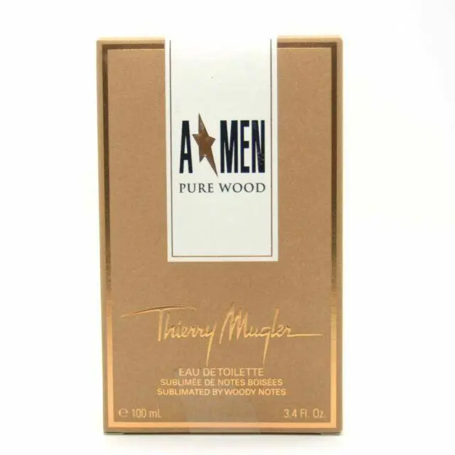 A Men Pure Wood by Thierry  3.4 OZ/100 ML Eau De Toilette Edt Spray by Mugler