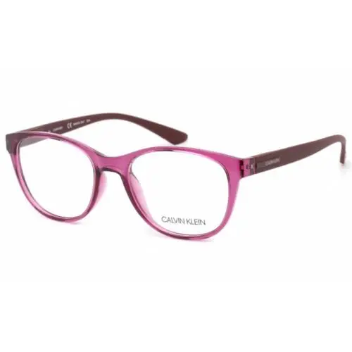 Calvin Klein CK19572 654 Translucent Purple Women`s Eyeglasses 52-18-145mm