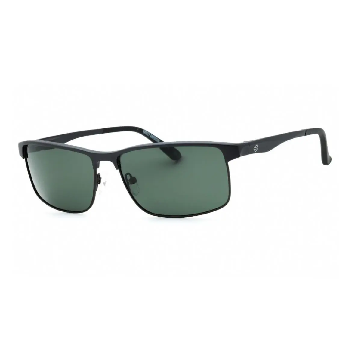 Harley Davidson HD1014X 09R Matte Gunmetal /green Polarized Sunglasses 62X16X145