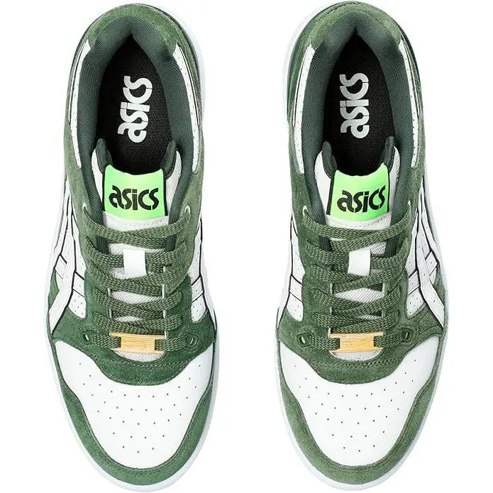 Asics shoes - White, White, Olive 2