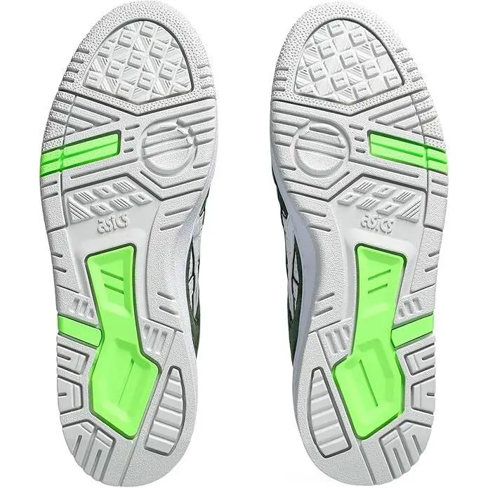 Asics shoes - White, White, Olive 3