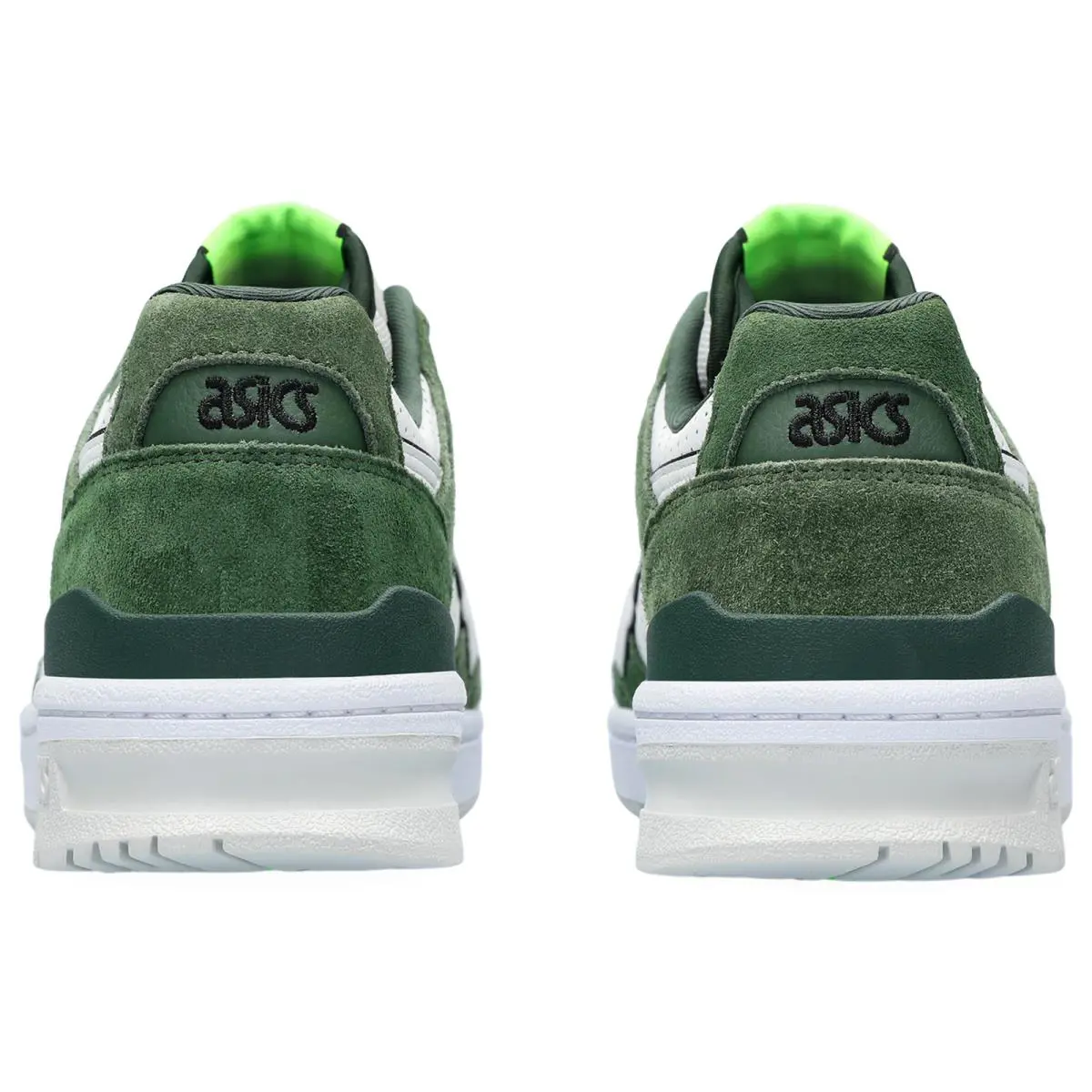 Asics shoes - White, White, Olive 6
