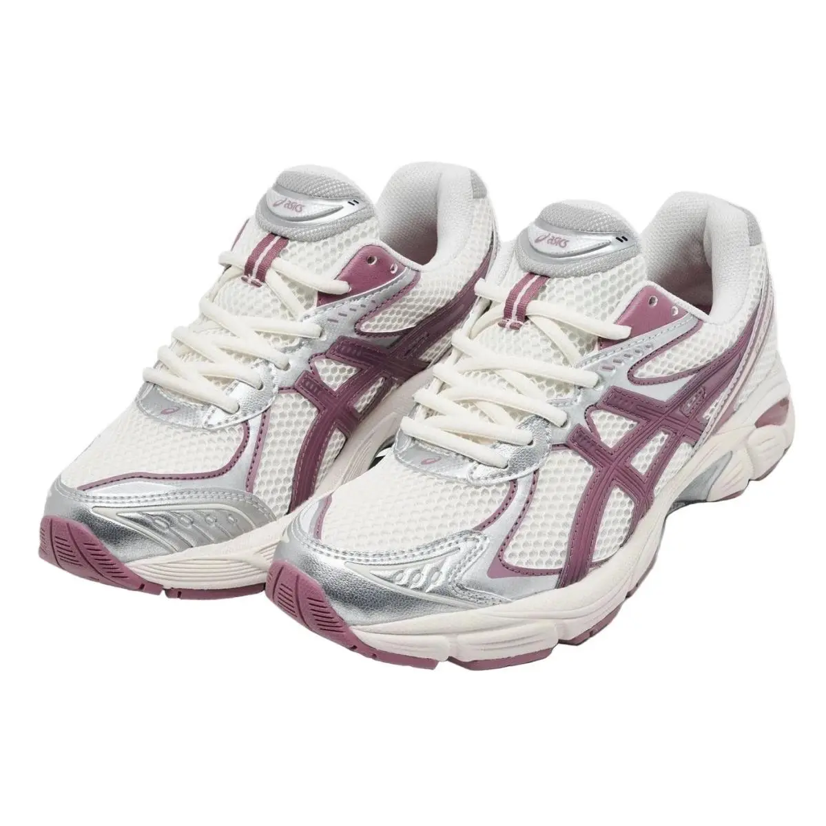 Asics Asisics GT2160 Womens Casual Shoes 102A553-100 Cream Purple Sz 7.5