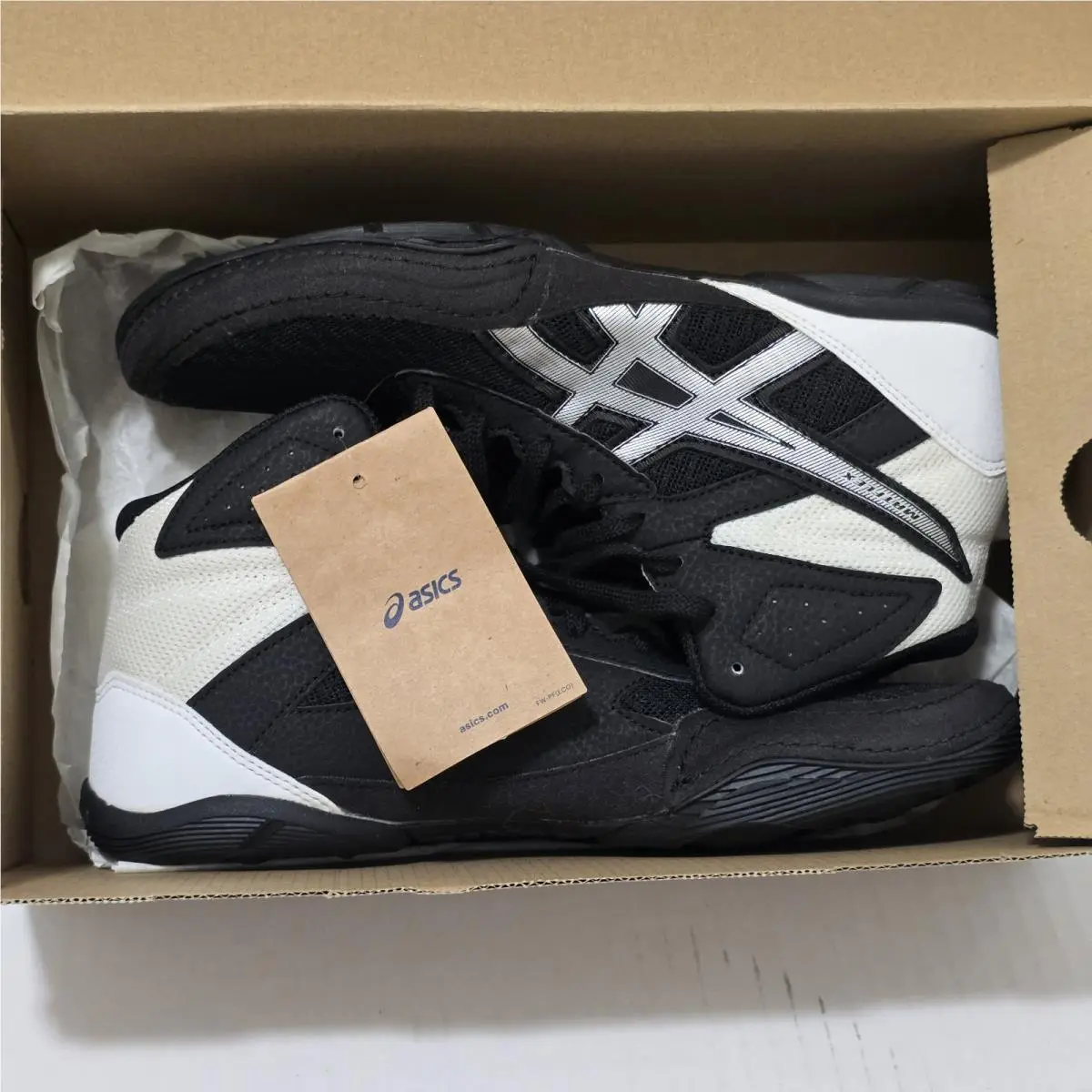 Asics Matflex 6 `black Silver` 1081A021-001 Sz 7.5