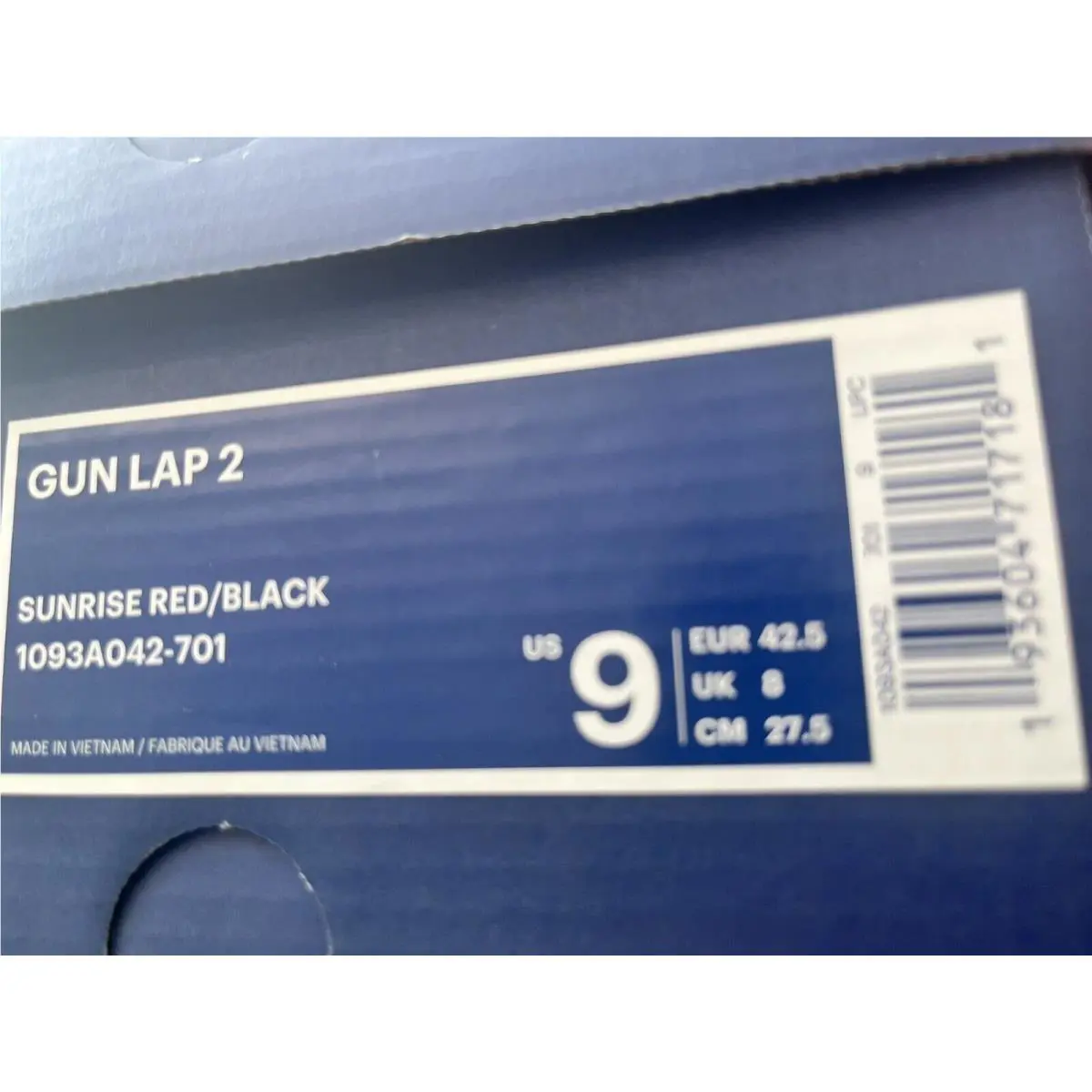 Asics shoes - ASICS Gun Lap - Gun Lap - 1093A042-701 - Red 7