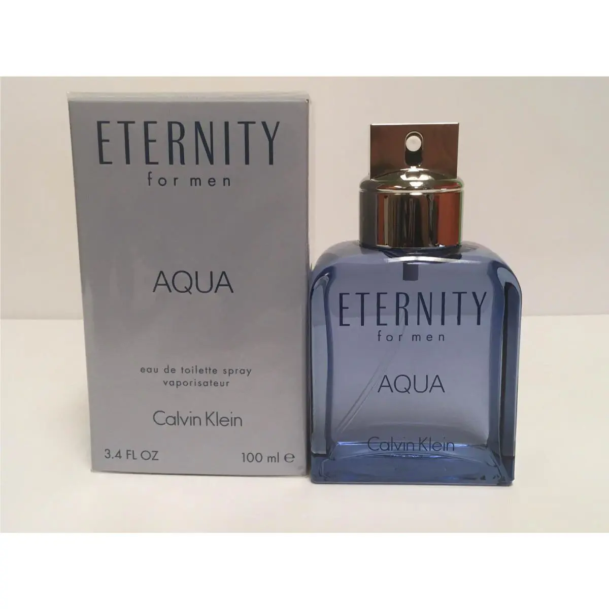 Calvin New IN Box Klein Eternity Aqua Men Cologne Spray 3.4 oz 100 ml