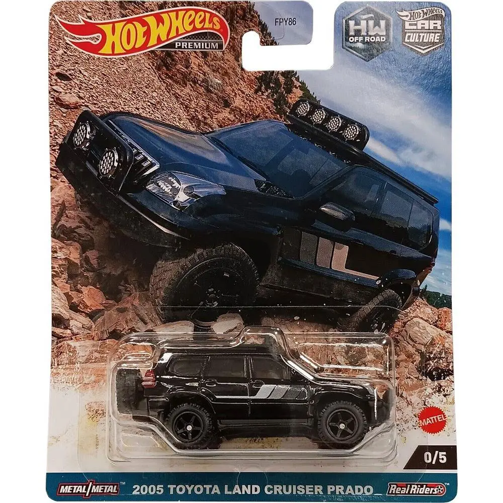 Hot Wheels Car Culture Off Road 2005 Toyota Land Cruiser Prado Chase Car Model